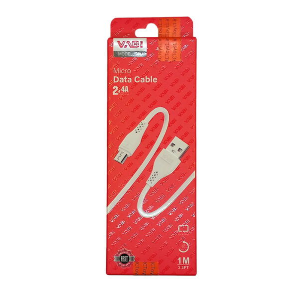 کابل شارژر موبایل Micro usb برند VABI